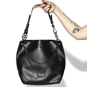 Pentagram Blackcraft hobo bag NWOT goth